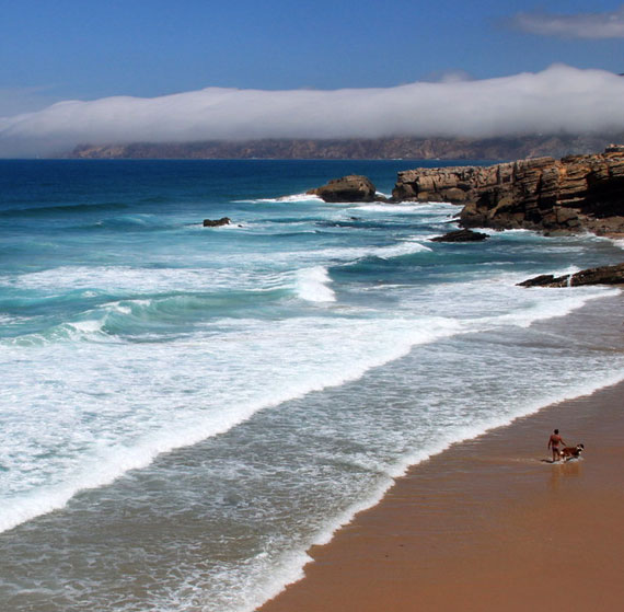 plage de guincho,entre Sintra et cascais, la plage des surfeurs