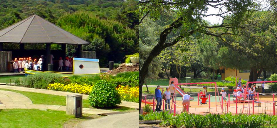 parcs avec jeux pour les enfants à Monsanto à lisbonne