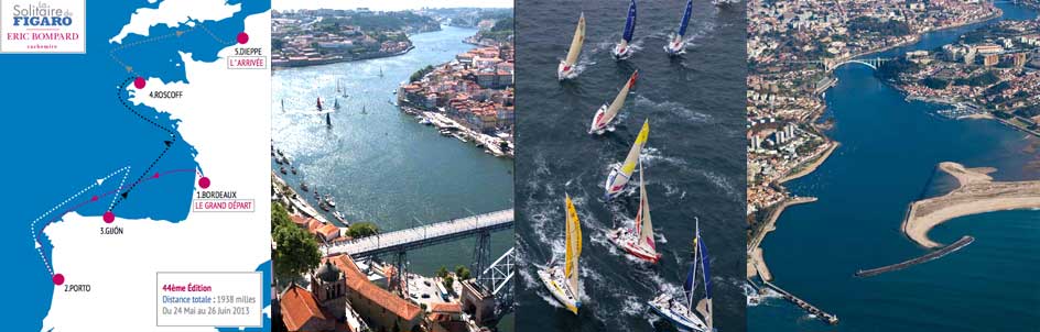 course solitaire figaro 2013 passe au Portugal à Porto