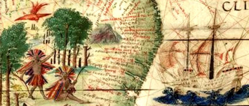 La carte du Brésil de l'Atlas Miller