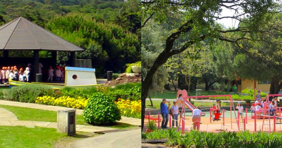 parcs avec jeux pour les enfants à Monsanto à lisbonne