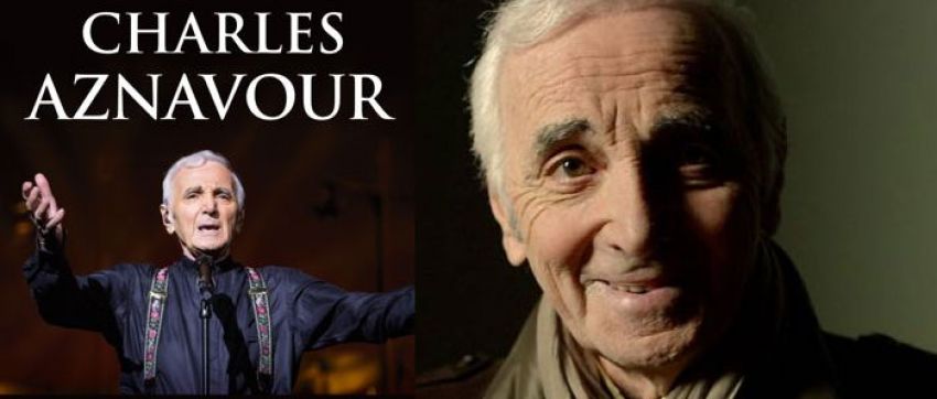 Charles aznavour en concert à Lisbonne