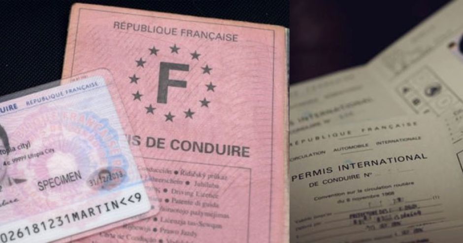 permis de conduire  francais